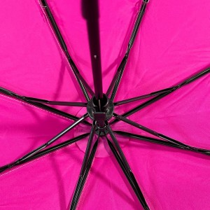 OVIDA high profit Custom Promotional Logo Printing 3 Fold Advertising Travel Folding Umbrella for sale