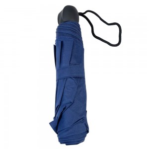 OVIDA 3 folding umbrella easy and safe manual open umbrella custom blue umbrella