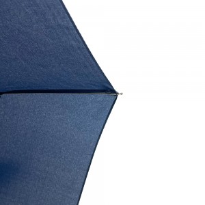 OVIDA 3 opklapbere paraplu mei hânmjittige iepening reinparaplu mei houten handgreep fan hege kwaliteit