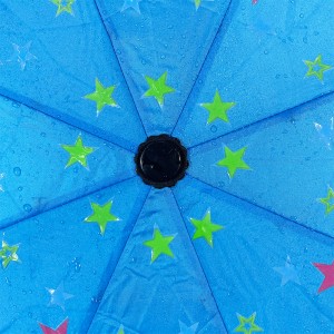 OVIDA nije opklapbere paraplu magyske wetterferoaringskleur oanpaste logo paraplu