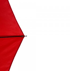OVIDA Factory Direct supply hand open cutom logo Advertising red color Folding Umbrella