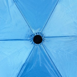 OVIDA Na-ere ọkụ dị ọnụ ala nchedo UV dị ọnụ ala Umbrella Njem Atọ na-apịachi apịachi nke nwere ogwe isii dị mfe ibu