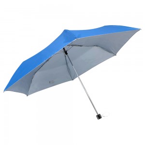 OVIDA Na-ere ọkụ dị ọnụ ala nchedo UV dị ọnụ ala Umbrella Njem Atọ na-apịachi apịachi nke nwere ogwe isii dị mfe ibu