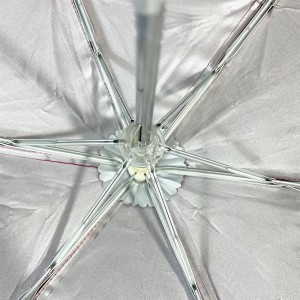 OVIDA 3 mpịachi nche anwụ dị oke ọkụ dị arọ nke aluminom nche anwụ ọlaọcha mkpuchi nche anwụ