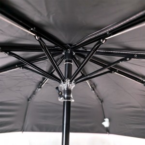 OVIDA Wholesale China Promotional 3 Folding Advertising Custom Rain Manual Umbrella with Logo Prints