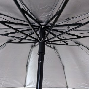 OVIDA Modern Business Gifts Advertising Gift Umbrella Portable Three-Folding Rubber Handle