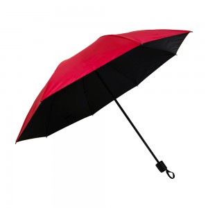 OVIDA 21-Inch 8K Manual Open and Close UV Protected Custom Printed 3 Fold Umbrella wholesale