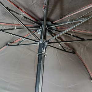 OVIDA 21-Inch 8K Manual Open and Close UV Protected Custom Printed 3 Fold Umbrella wholesale
