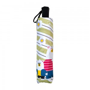 OVIDA Wholesale 3 Fold Umbrella With Custom Logo Umbrella for Business Gift