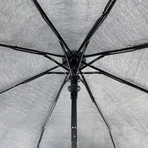Ovida 3 folding Portable Automatic Umbrella Promotion Folding with Piping and custom design