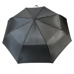 OVIDA 3-folding Umbrella Semi-auto Open Umbrella Portable Umbrella For Outdoor Activity