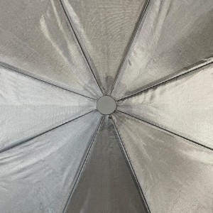 OVIDA 3-folding Umbrella Semi-auto Open Umbrella Portable Umbrella For Outdoor Activity