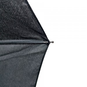 OVIDA Kev Cai Logo Pib Qhib 3-Fold Compact Umbrella J-Hook Handle UV Tiv Thaiv Umbrellas nrog logo