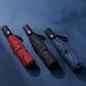 Ovida 3 fold Auto open Auto close Windproof Business Umbrella pongee fabric for Promotion use