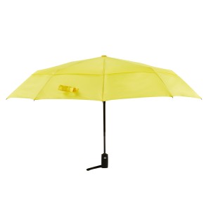 Ovida Three fold Auto open Auto close Windproof Double Canopy Unisex Business Umbrella