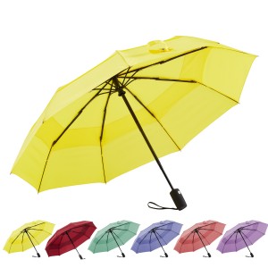 Ovida Three fold Auto open Auto close Windproof Double Canopy Unisex Business Umbrella