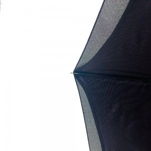 Ovida Cheap custom logo print Chinese manufacturer wholesale promotional double layer wind proof sun umbrella for 3 folding umbrella paraguas