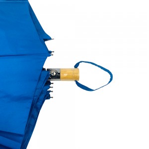 Ovida Dräifach Automatesch Opmaache Automatesch Zoumaache Wanddicht Broderie-Regenschirm