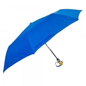 Ovida Dräifach Automatesch Opmaache Automatesch Zoumaache Wanddicht Broderie-Regenschirm