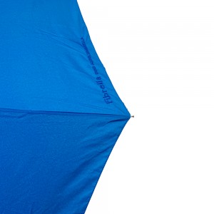 Ovida Dräifach Automatesch Opmaache Automatesch Zoumaache Wanddicht Broderie-Regenschirm
