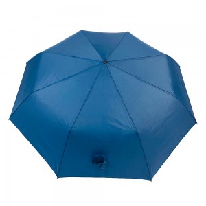 Ovida 23inch 8 panels super waterproof foldable umbrella with high quality pongee fabric compact umbrella for rainy day new design handle