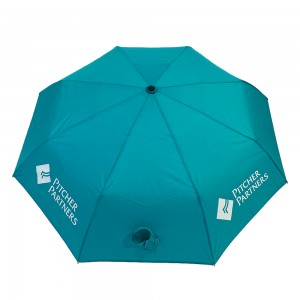 Ovida Three Folding Auto Open Auto Close Windproof Promotion Umbrella