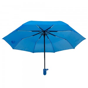 Ovida Custom eco Promotional Logo Printing 3 fold umbrella Advertising Travel Foldable Folding Umbrellas with polyester fabric
