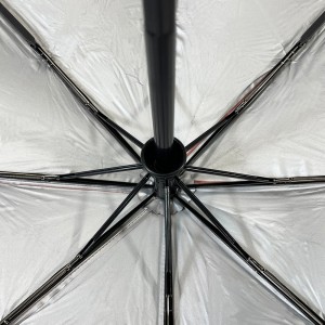 Ovida Factory supply attractive price small uv sun block protable foldable sun umbrella automatic 3 folding