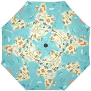 Ovida Factory New Design Customized Promotional Custom UV Protective Rain Waterproof Folding Umbrella Cute Mini Compact Folding Lightweight Travel Umbrella