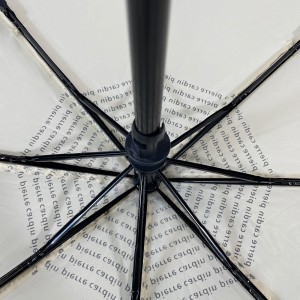 Ovida Rainy Cheap 3 Nadawa Umbrella Made China tambarin mai haske na musamman Ruwan sama mai hana iska don siyarwa Mafi kyawun Inganci Lamba ta atomatik