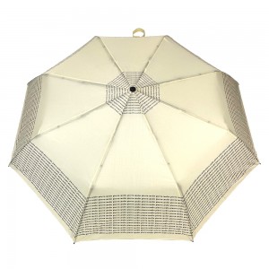 Ovida Rainy Cheap 3 Nadawa Umbrella Made China tambarin mai haske na musamman Ruwan sama mai hana iska don siyarwa Mafi kyawun Inganci Lamba ta atomatik