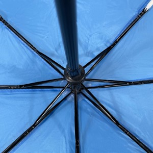 Ovida Customized Wholesale Cheap UV Unique personal name logo Compact 3 Folding Mini Gift Automatic Windproof Travel Rain Umbrella