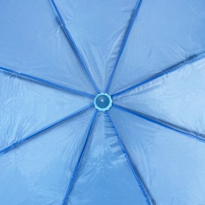 Ovida Customized Wholesale Cheap UV Unique personal name logo Compact 3 Folding Mini Gift Automatic Windproof Travel Rain Umbrella