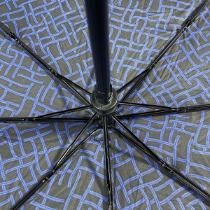 Paraguas Ovida Fashion Sun Umbrella UPF50+ profesional anti-UV para mujer, plegable en 3 secciones, con apertura y cierre automáticos.