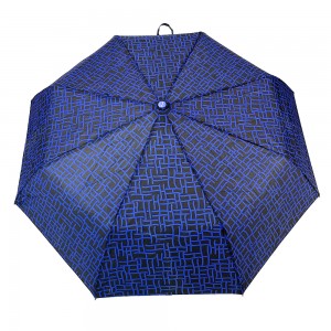 Paraguas Ovida Fashion Sun Umbrella UPF50+ profesional anti-UV para mujer, plegable en 3 secciones, con apertura y cierre automáticos.