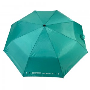 Ovida commercial anti uv automatic open sun rain travel market black rubber handle umbrella with custom logo prints