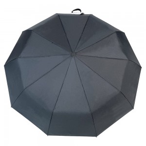 OVIDA 3-folding Umbrella Wooden Handle High-end Umbrella For Gift Set Promption Umbrella
