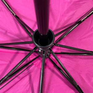 OVIDA 3-folding Umbrella Double Layer Fabric Full Automatic Umbrella High Quality