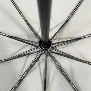 Ovida 25inch Customized Advertising Logo Printing Foldable Automatic Umbrella strong Wind resistance Sell Auto Open 3 Folding Umbrella
