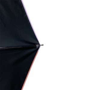 Ovida 3-folding Umbrella Printing With Pink Mountain Pattern Umbrella For Gift Set