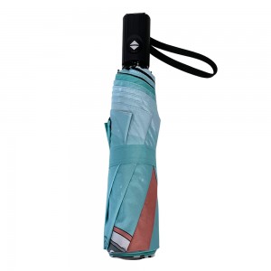 Ovida 3-folding Umbrella Printing With Astronauts Carton Pattern Logo Customized Gift Umbrella