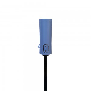 Paraugas plegable Ovida de 3 pasos, paraugas de apertura e peche automáticos, paraugas para mulleres e nenos