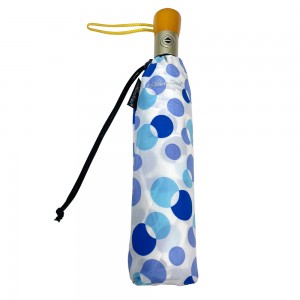 Ovida Big Size 3-folding Umbrella Polka-dot Pattern Umbrella Logo Customized Umbrella