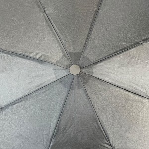 Ovida 3-folding Umbrella Pongee Fabric Can Be Logo Customized Promotion Umbrella