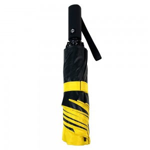 Ovida 3-folding Umbrella Cool Carton Pattern Printing Umbrella Gift Umbrella