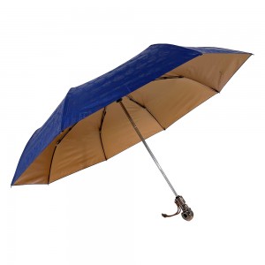 Ovida Folding Umbrella High-end Umbrella Skull Pattern And Handle Unique Umbrella