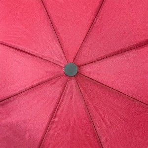 Ovida  3-folding Umbrella Pongee Fabric With Soft Piping Custom Umbrella
