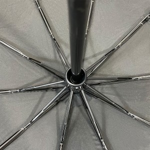 Ovida 23inch 10ribs Folding Umbrella Large Folding Umbrella Super Windproof