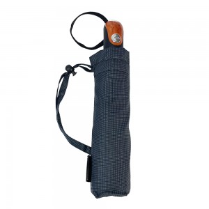 I-Ovida 23inch 10ribs Folding Umbrella Logo eyenziwe ngokwezifiso Umbrella engangeni moya enebhegi ekhethekileyo