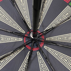 Ovida 21inch 8ribs Folding Umbrella UV Protection Umbrella Printed With Special Numbers Pattern